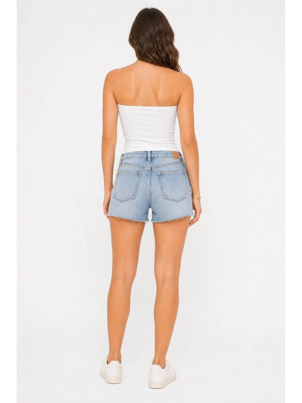 Red Contour Double Layered Strapless Solid Tube Top | TT90 - view 12