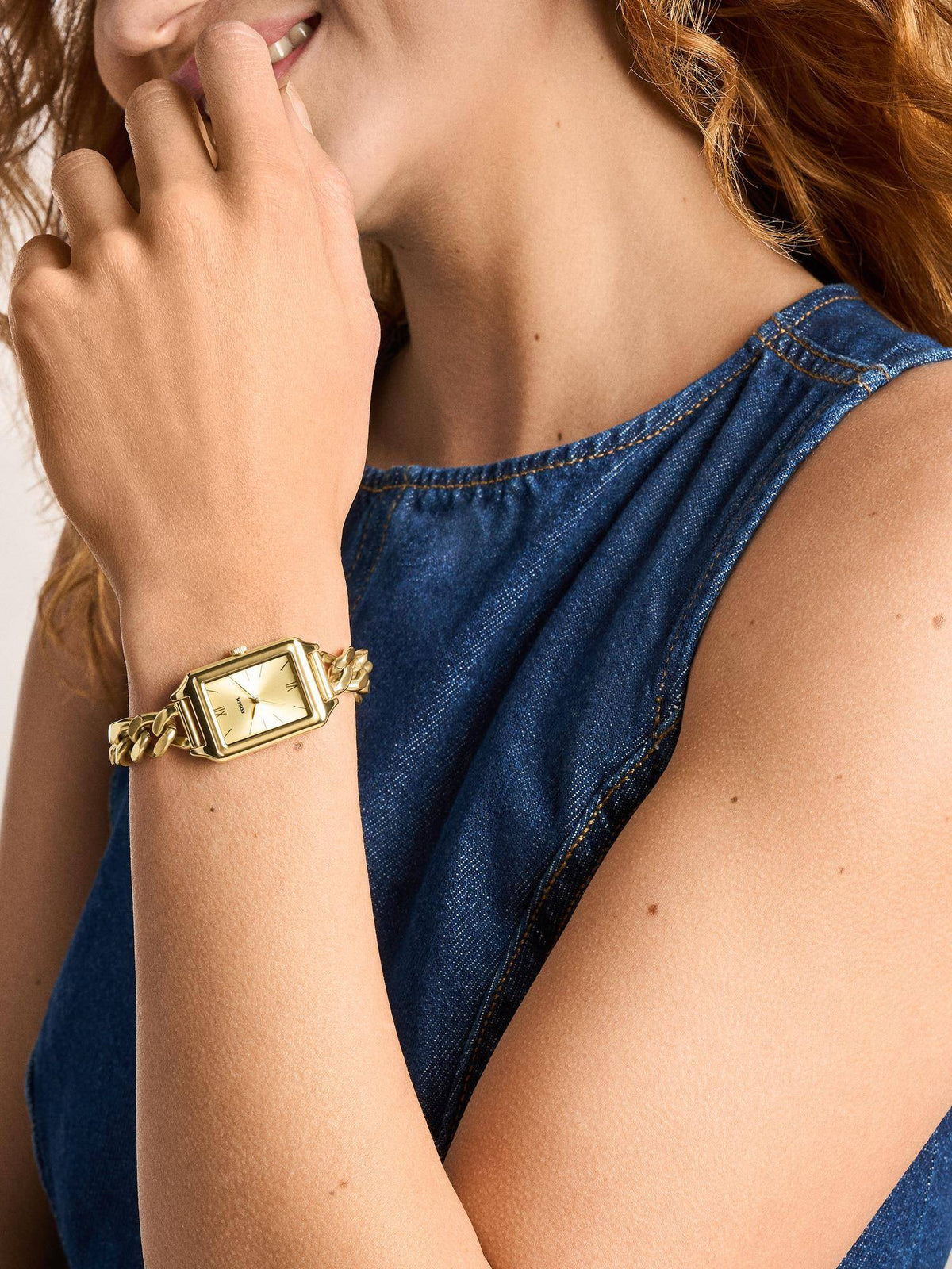 Raquel Gold Toned Women Quartz Watch (Es5478) | W92 - view 1
