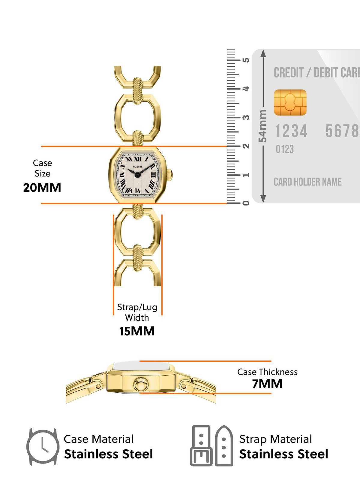 Harlow Gold Toned Women Quartz Watch (Es5483) | W92 - view 5
