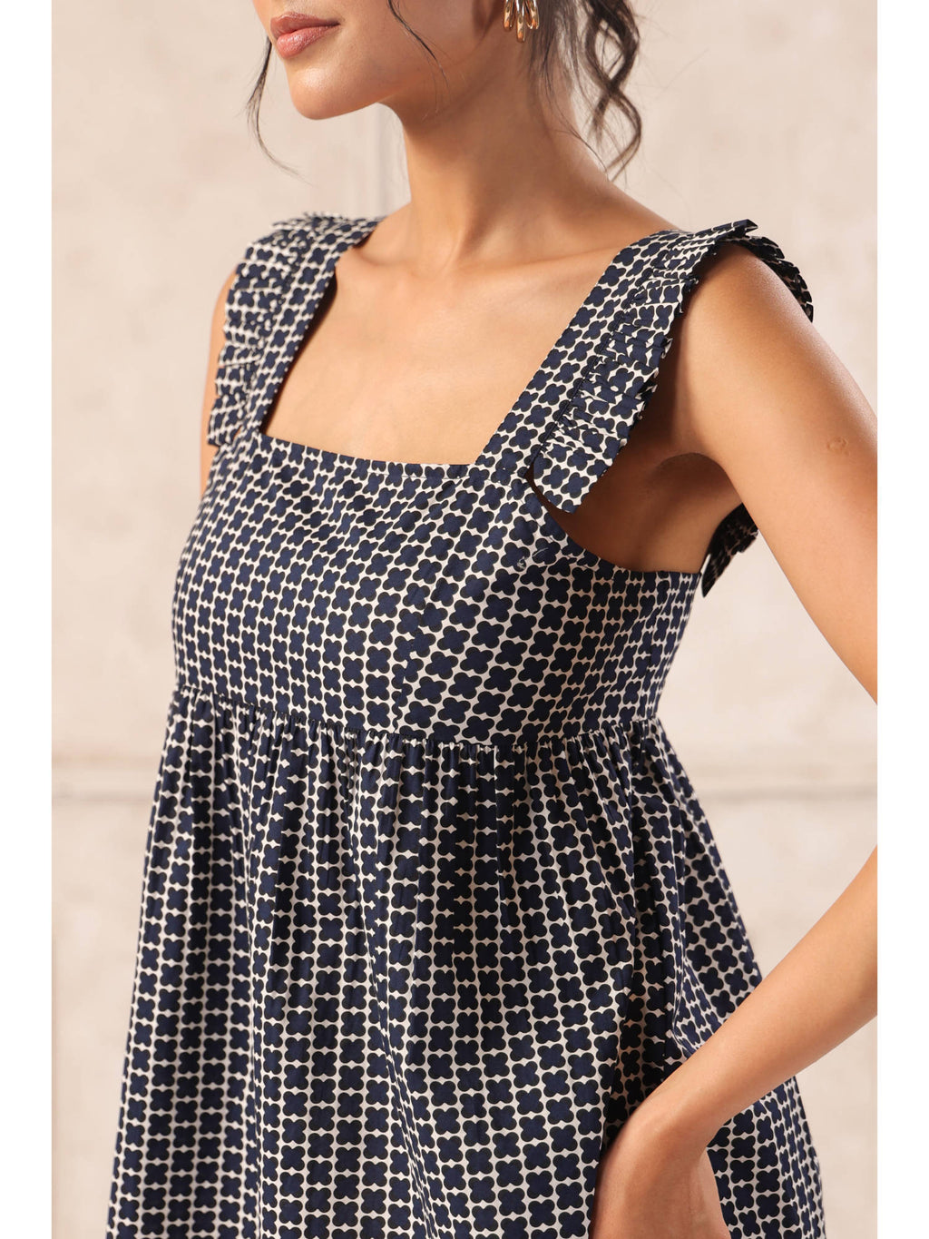 Peplum Top With Frill | pt51 - view 6