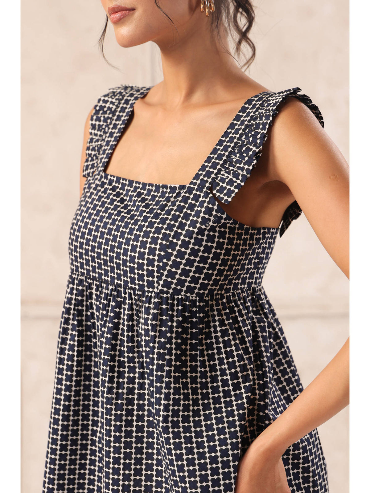 Peplum Top With Frill | pt51 - view 6