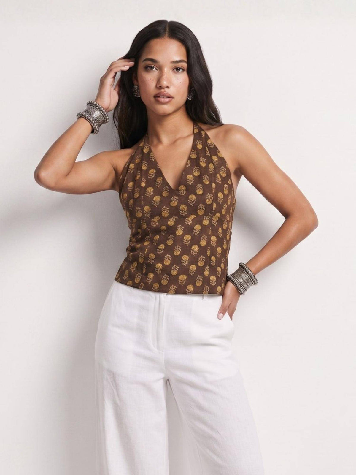 Saral Asymmetrical Tie-Up Top Black | HT67 - view 16