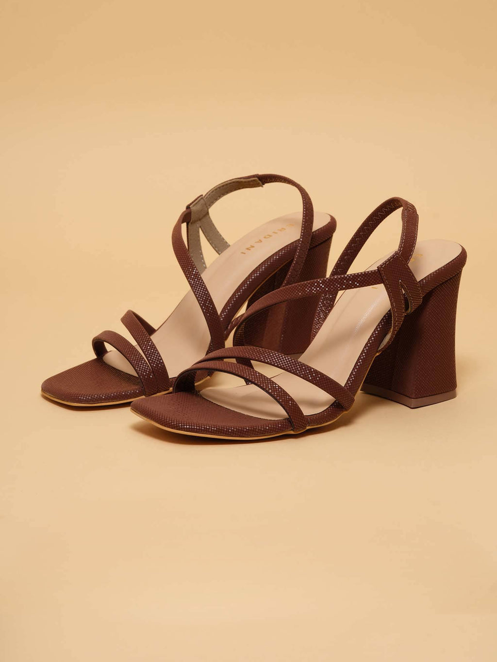 Tova Brown Strappy Heels | H78 - view 2