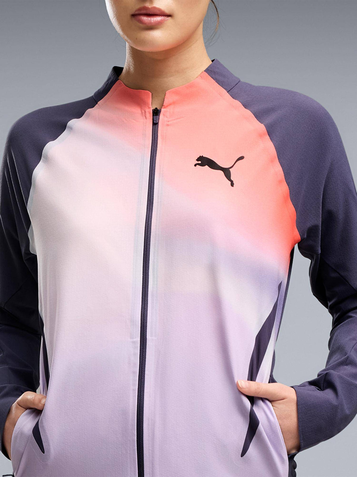 Lightspeed Ultraweave Women's Colorblock Running Purple Jacket | JK12 - view 5