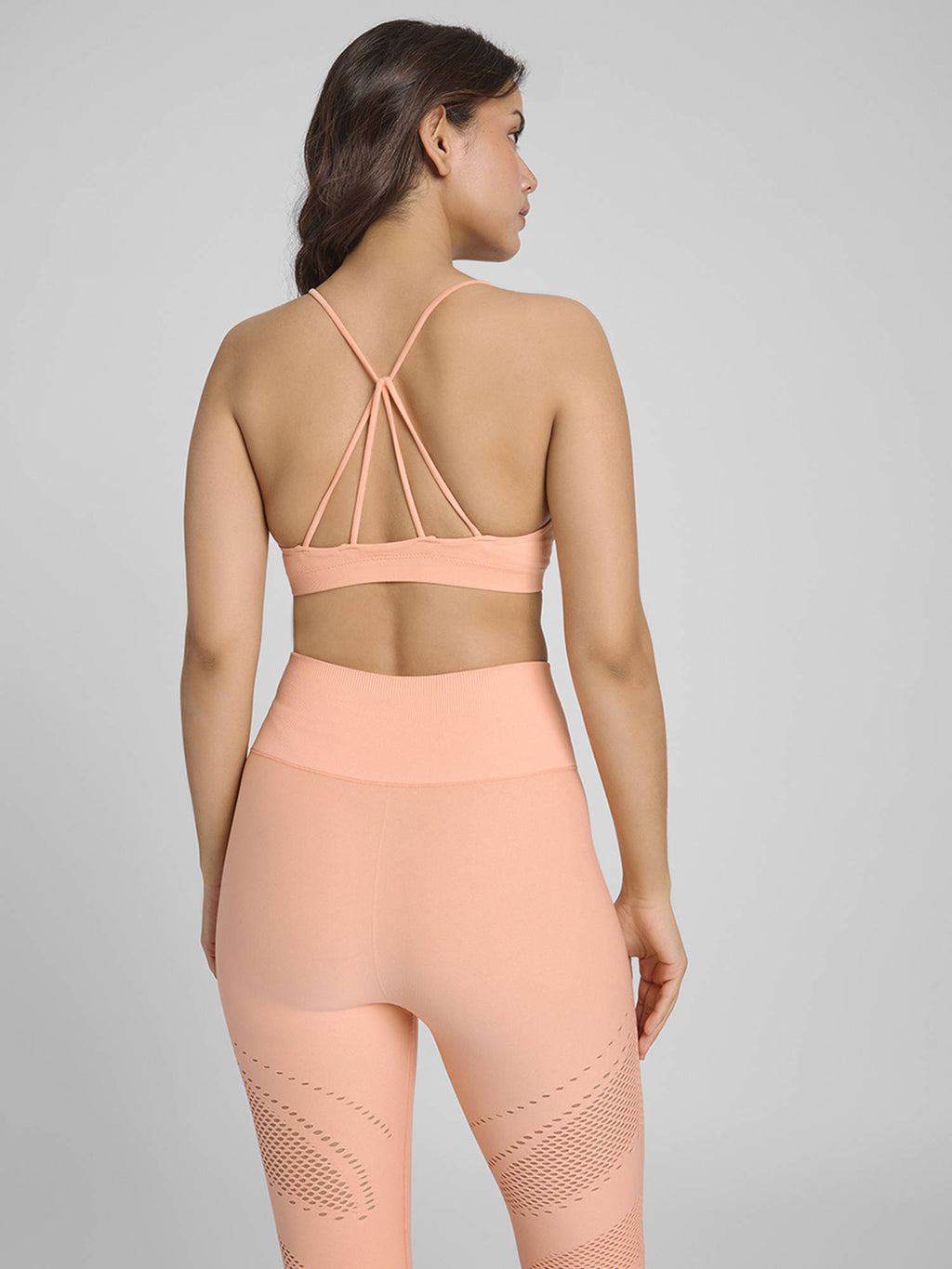 Blue Aura Strappy Sports Bra | sb09 - view 29