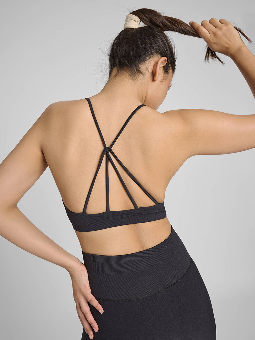 Blue Aura Strappy Sports Bra | sb09 - view 13