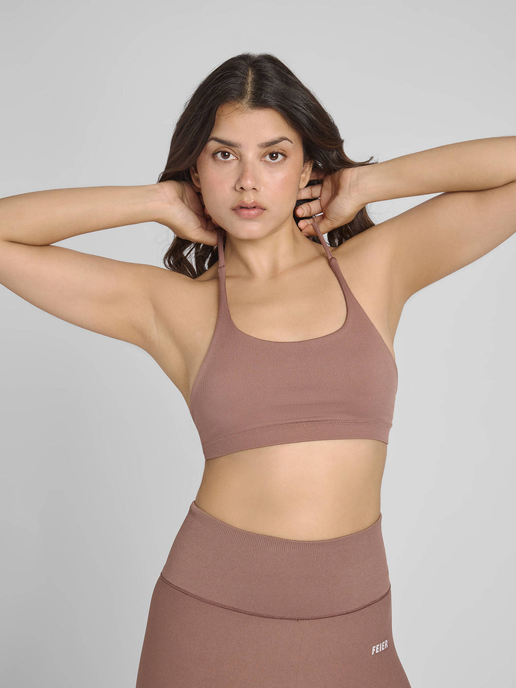 Blue Aura Strappy Sports Bra | sb09 - view 22