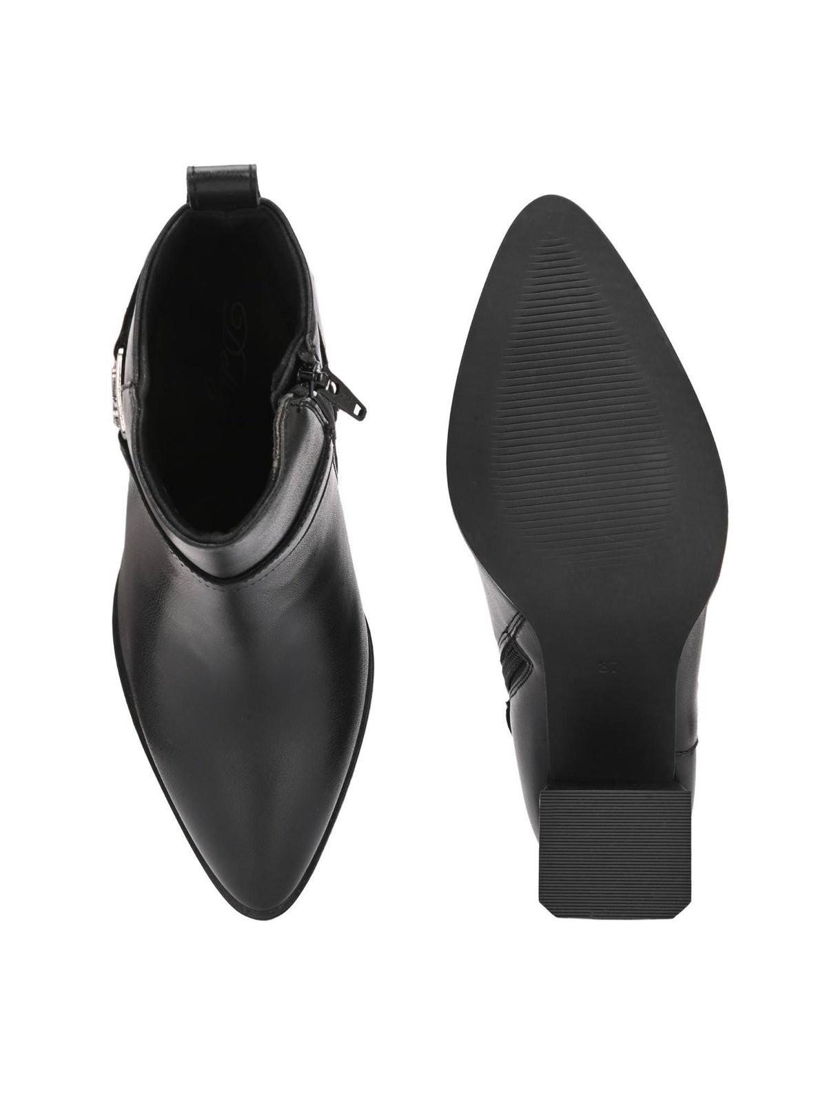 Black Women High Heel Casual Boots | BT61 - view 5