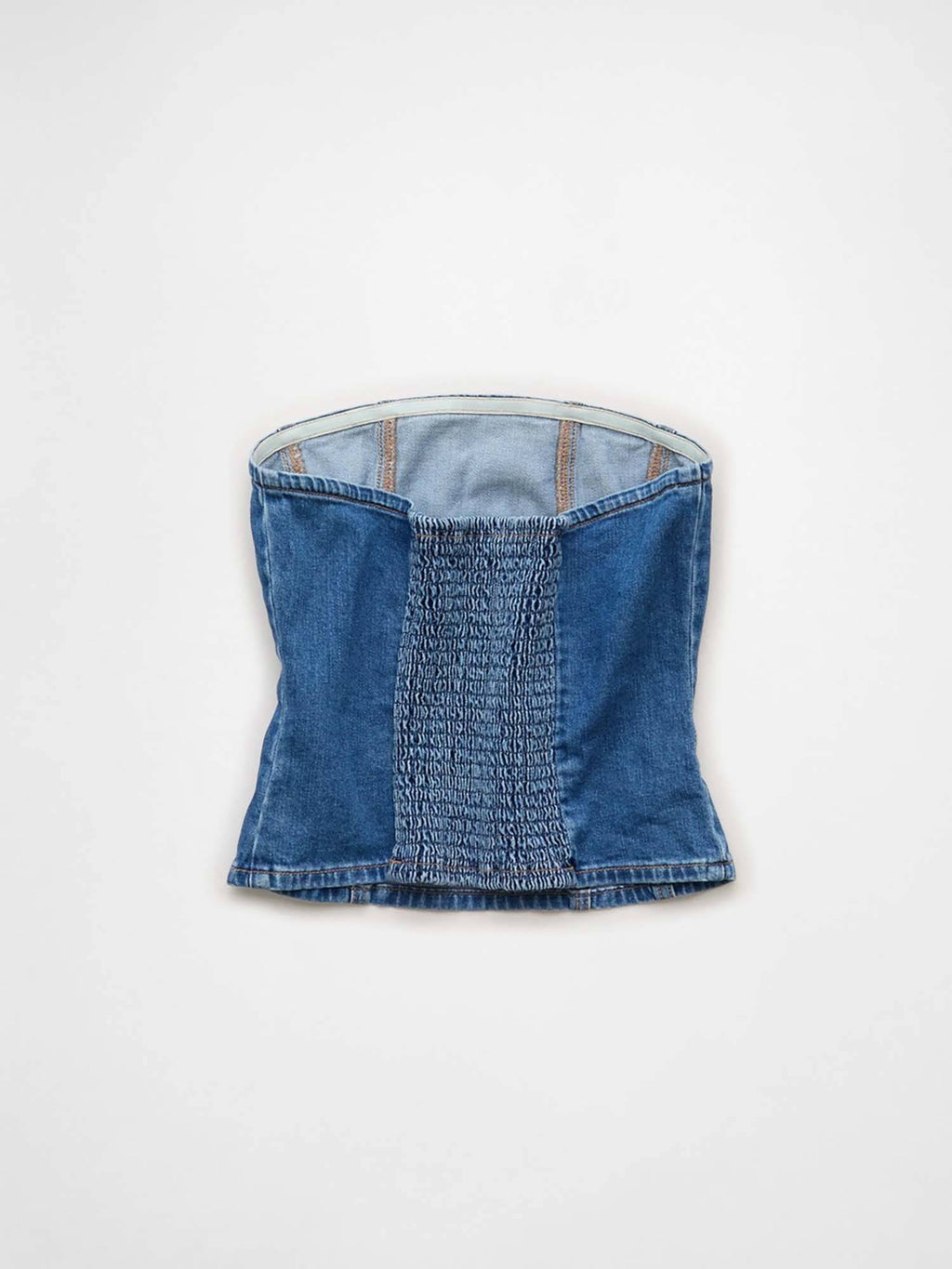 Blue Solid Plain Casual Top | TT90 - view 6
