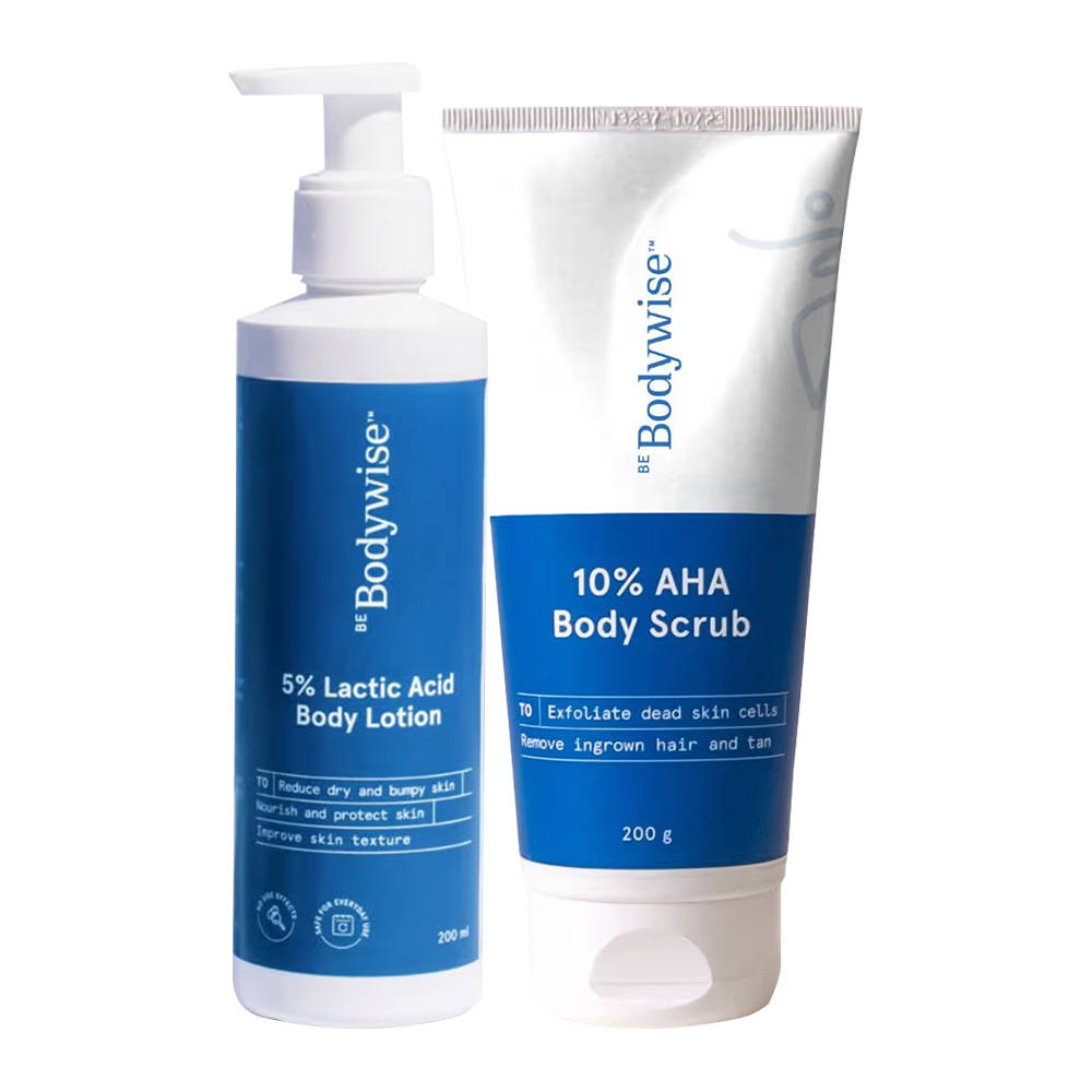 5% Lactic Acid Lotion & 10% AHA Body Scrub - For Daily Use | BWS9 - view 1