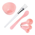 Skincare Mixing Set - 1 Bowl 3 Mini Spoons 1 Spatula & 1 Brush For Face Packs & Masks | T32 - view 1