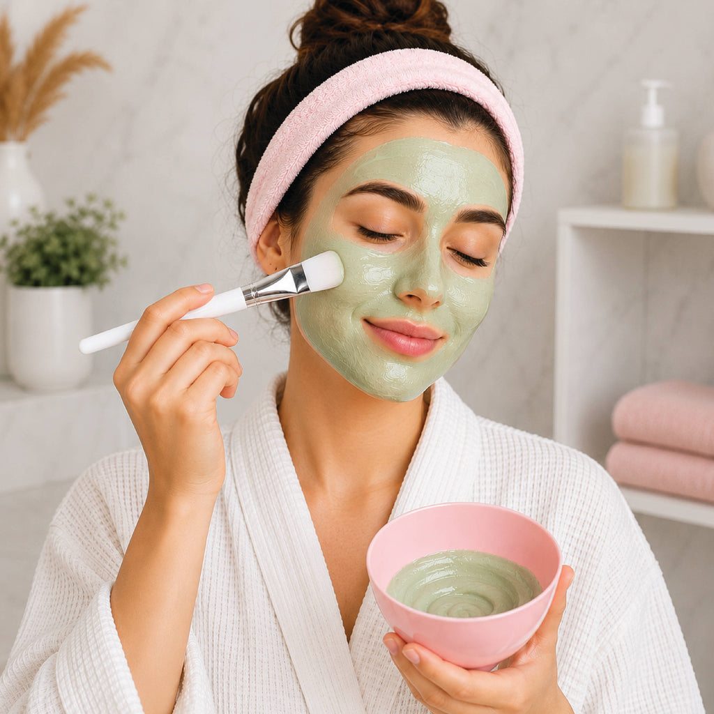 Skincare Mixing Set - 1 Bowl 3 Mini Spoons 1 Spatula & 1 Brush For Face Packs & Masks | T32 - view 4
