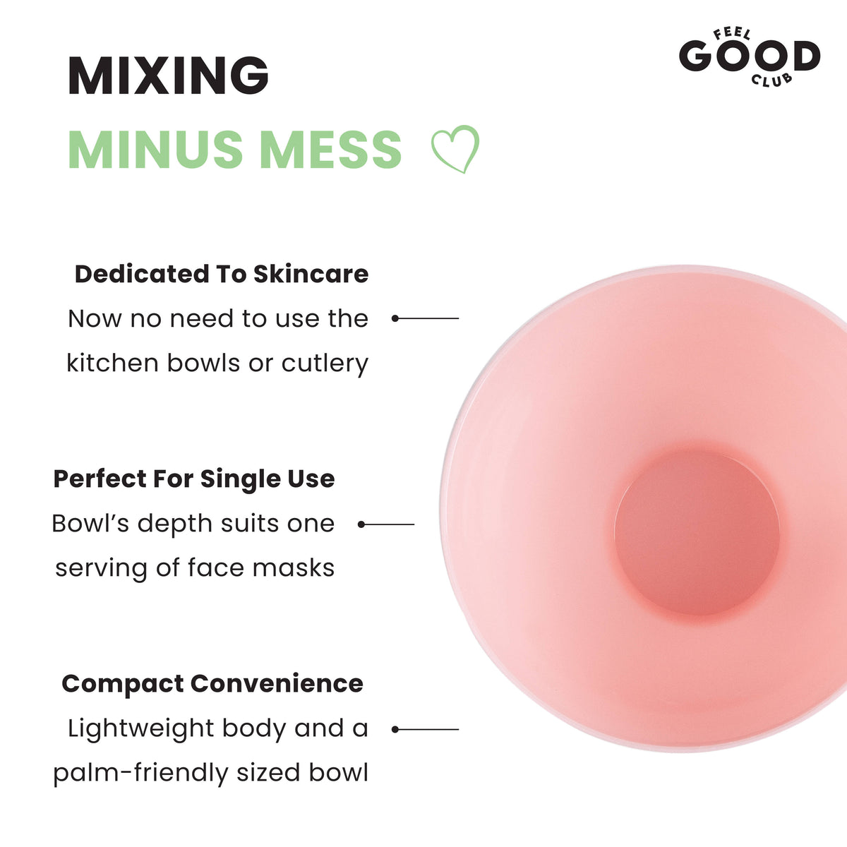 Skincare Mixing Set - 1 Bowl 3 Mini Spoons 1 Spatula & 1 Brush For Face Packs & Masks | T32 - view 5
