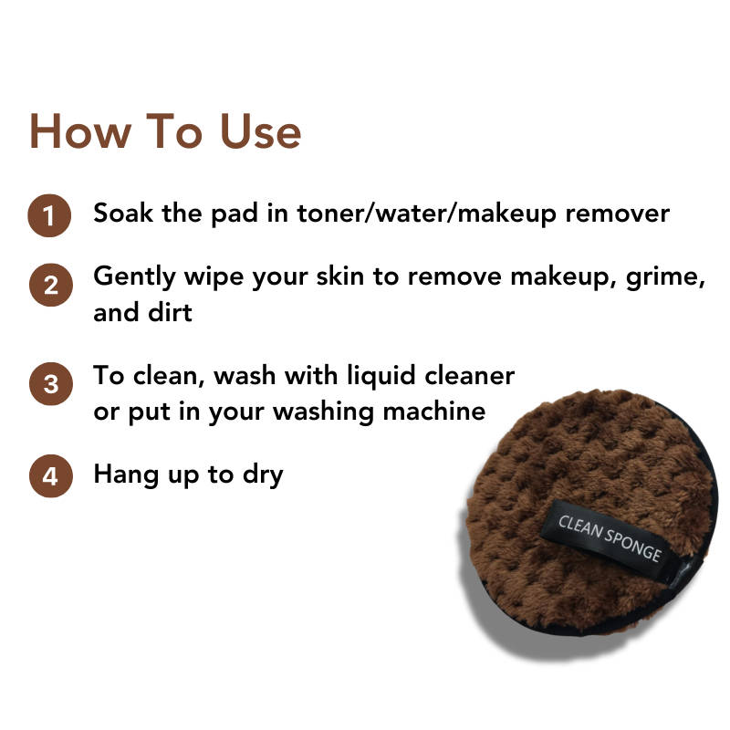 Gentle Gleam Reusable Makeup Removal and Cleasing Pads | L12 - view 2