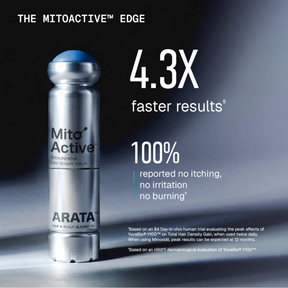 MitoActive Hair Growth Serum India's First Mitochondrial Hair Growth Serum Reduces Hair Fall | H85 - view 3