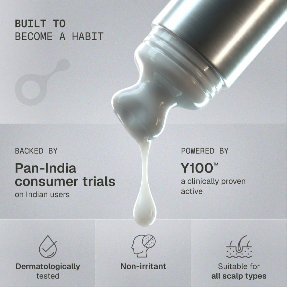 MitoActive Hair Growth Serum India's First Mitochondrial Hair Growth Serum Reduces Hair Fall | H85 - view 4
