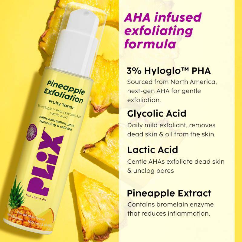 Pineapple 3% Hyloglo PHA Alcohol Free Face Toner | PL1 - view 2