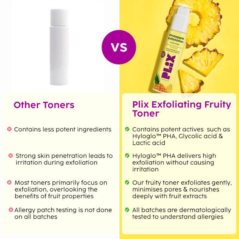 Pineapple 3% Hyloglo PHA Alcohol Free Face Toner | PL1 - view 5