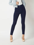 Navy Blue Skinny Fit High Rise Stretchable Denim Jeans | BG78 - view 1