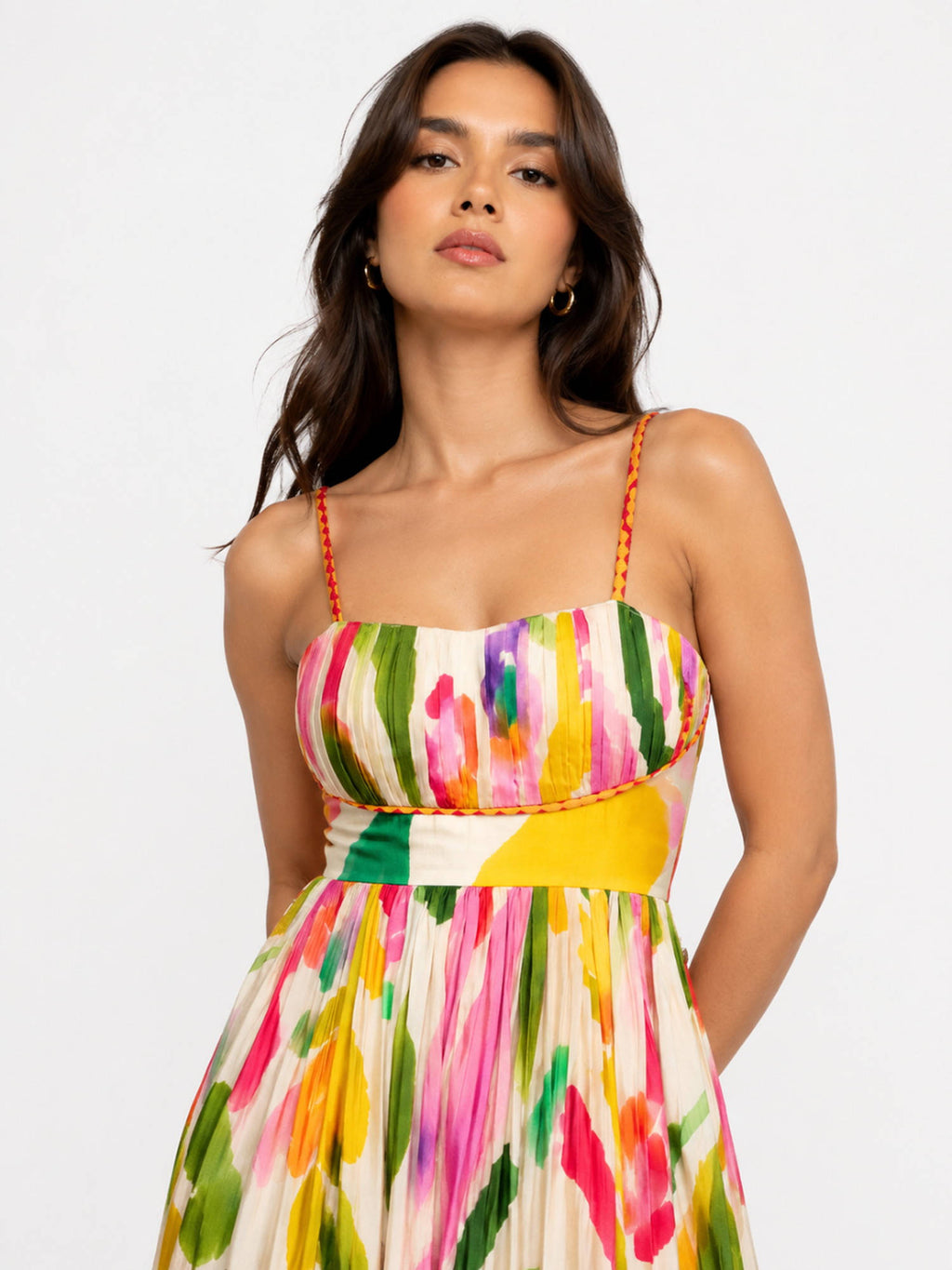 Spring Printed Mini Dress | D56 - view 5