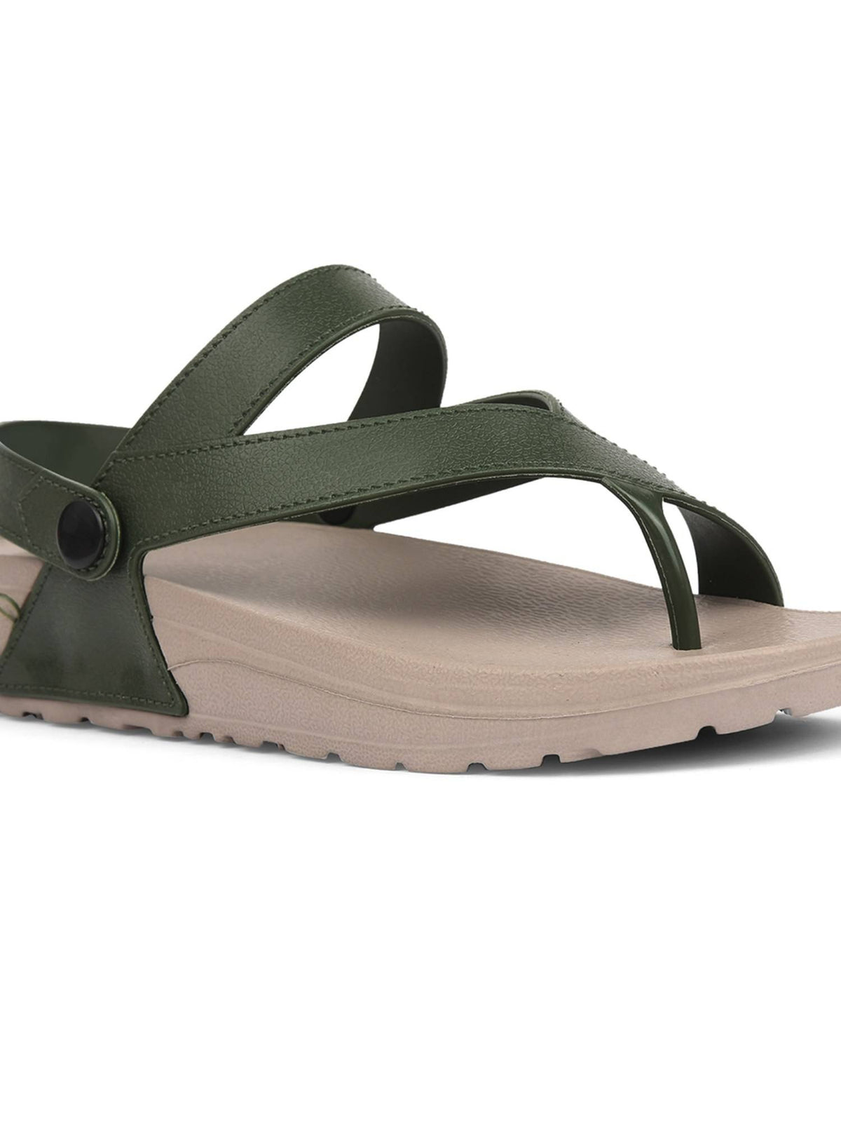 Women Olive Plastic Sandals | SD89 - view 5