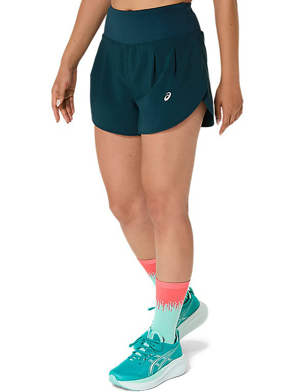 Women Green Road 3.5In Running Shorts - view 3
