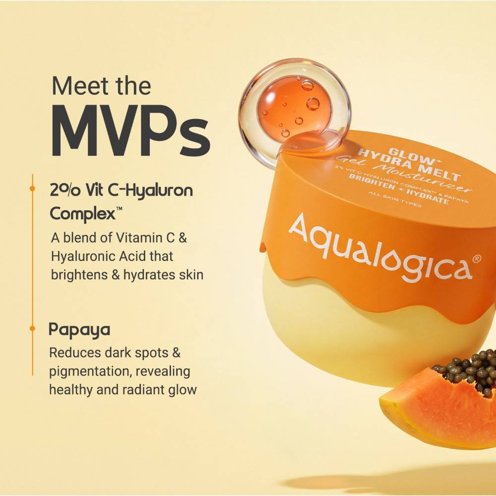 Glow+ Hydra Gel Moisturizer With Papaya & Vitamin C For 24 Hour Intense Hydration | FC3 - view 5