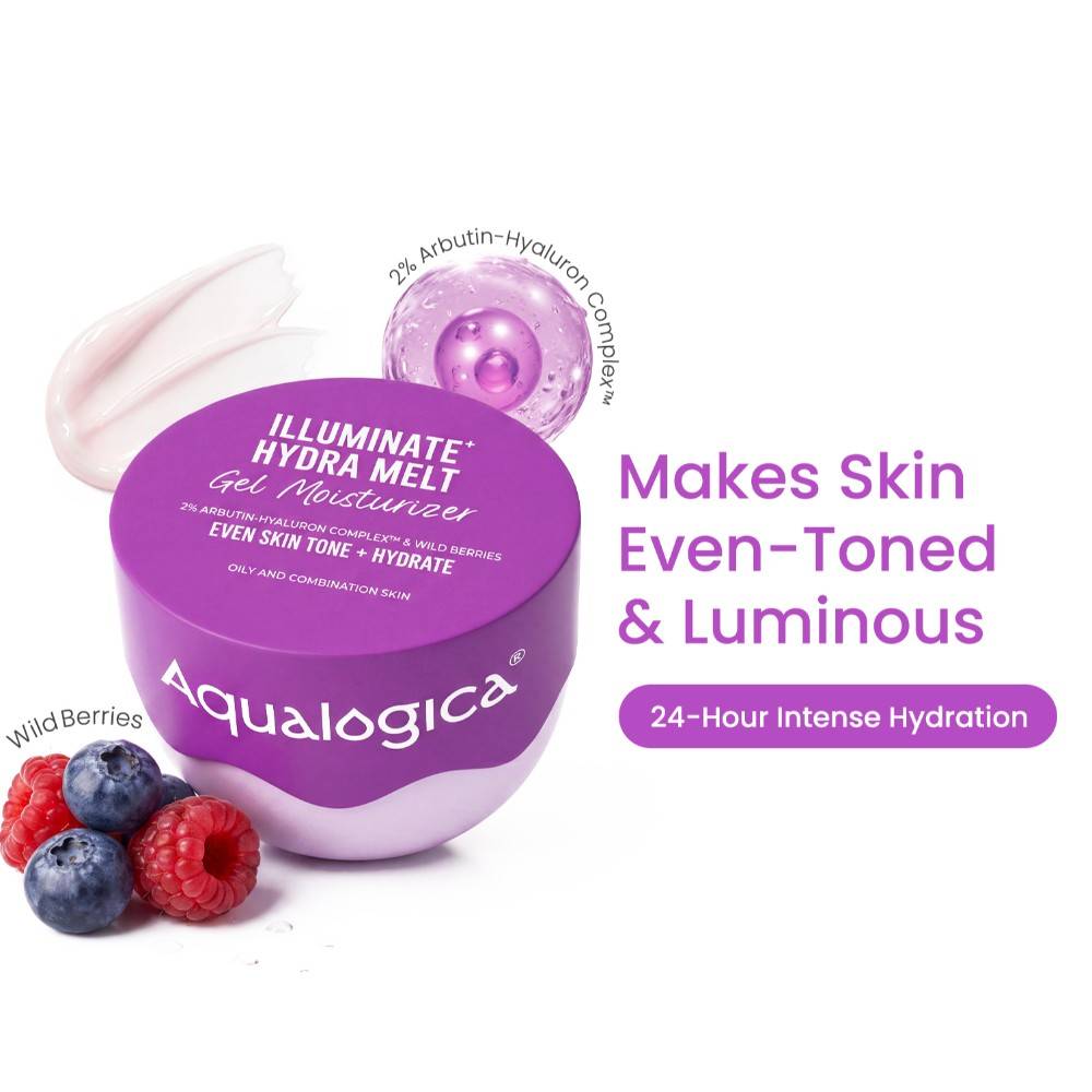 Illuminate + Hydra Gel Moisturizer With Alpha Arbutin For 24 Hour Intense Hydration | FC3 - view 1
