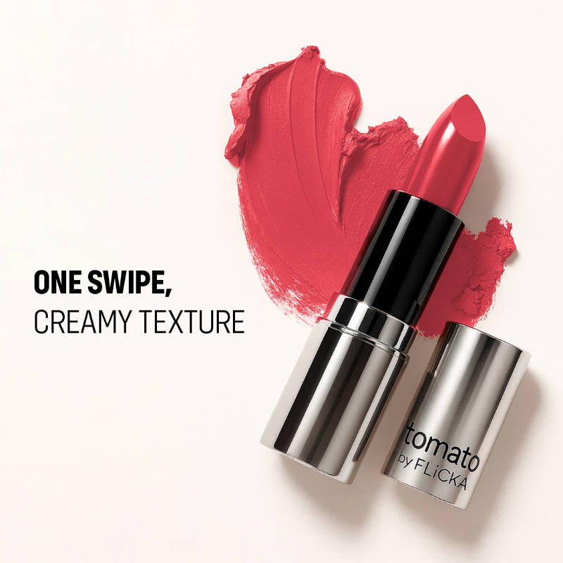 Tomato Bullet Lipstick Long Lasting Lightweight Intense Pigment Rich Matte Finish | L12 - view 201