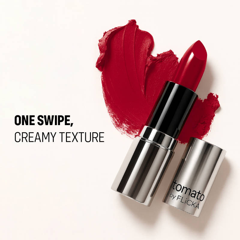 Tomato Bullet Lipstick Long Lasting Lightweight Intense Pigment Rich Matte Finish | L12 - view 177