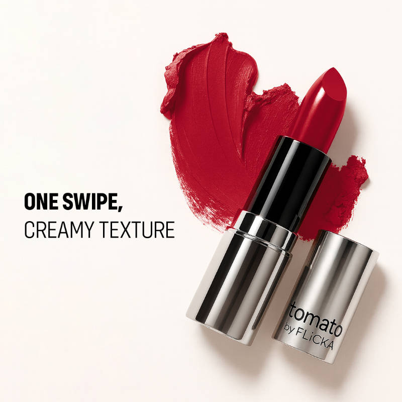 Tomato Bullet Lipstick Long Lasting Lightweight Intense Pigment Rich Matte Finish | L12 - view 185