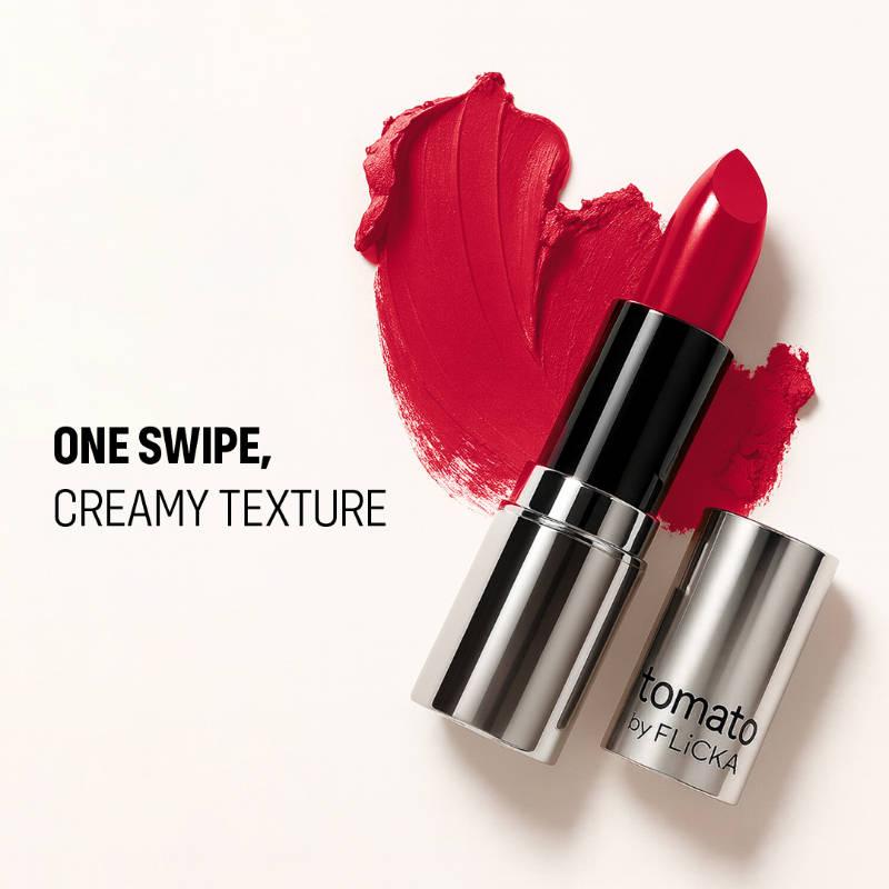 Tomato Bullet Lipstick Long Lasting Lightweight Intense Pigment Rich Matte Finish | L12 - view 209