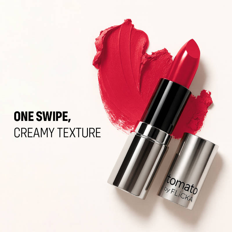 Tomato Bullet Lipstick Long Lasting Lightweight Intense Pigment Rich Matte Finish | L12 - view 193
