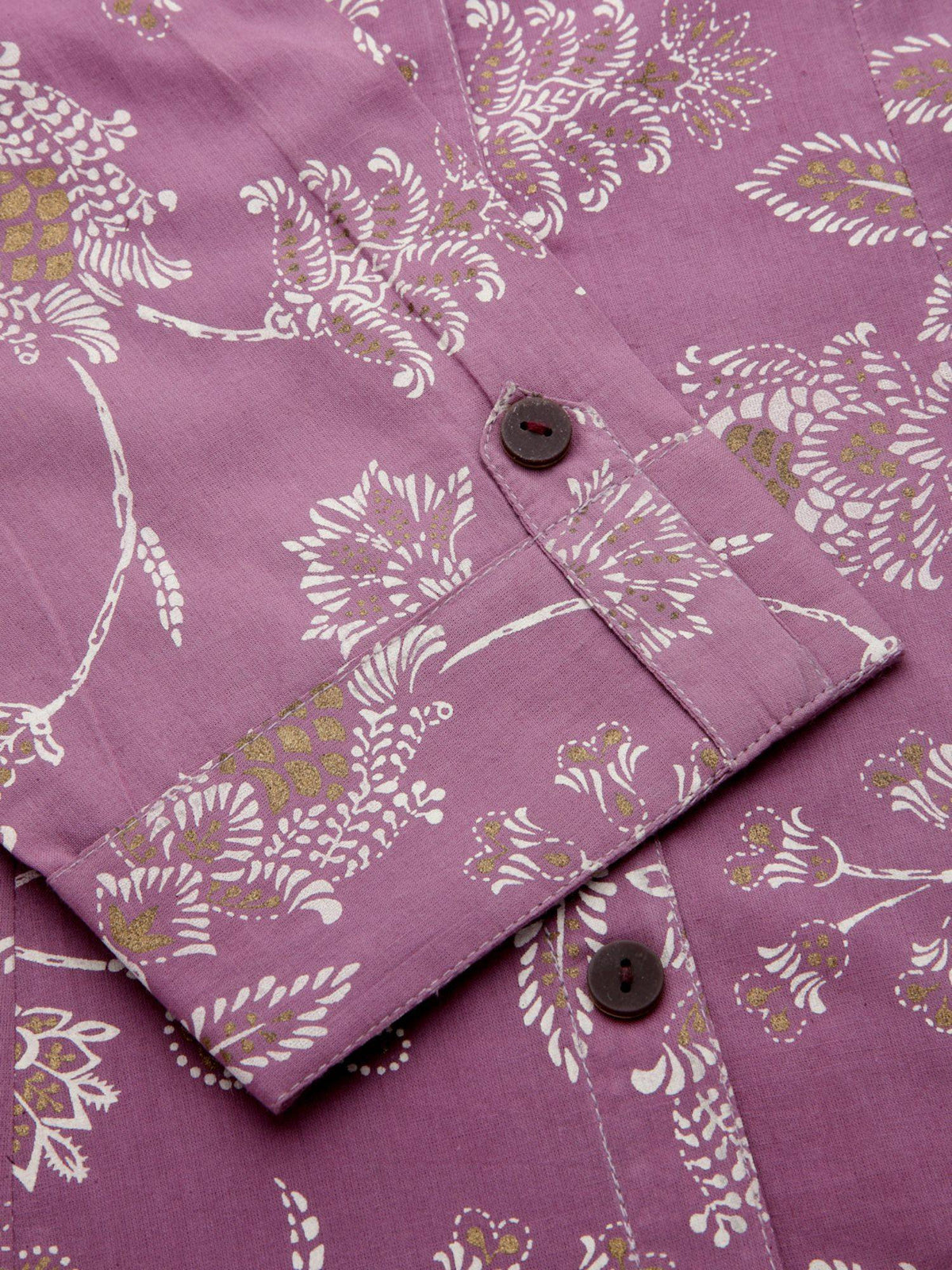 Womens Floral Print Rayon A-line Kurta | KDG - view 9
