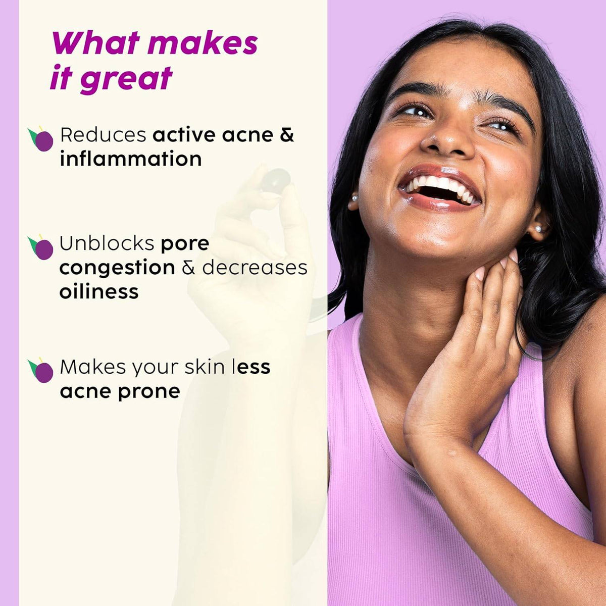The Plant Fix Jamun Active Acne Mini Facewash Gel Oily & Acne Prone Skin | PL1 - view 3