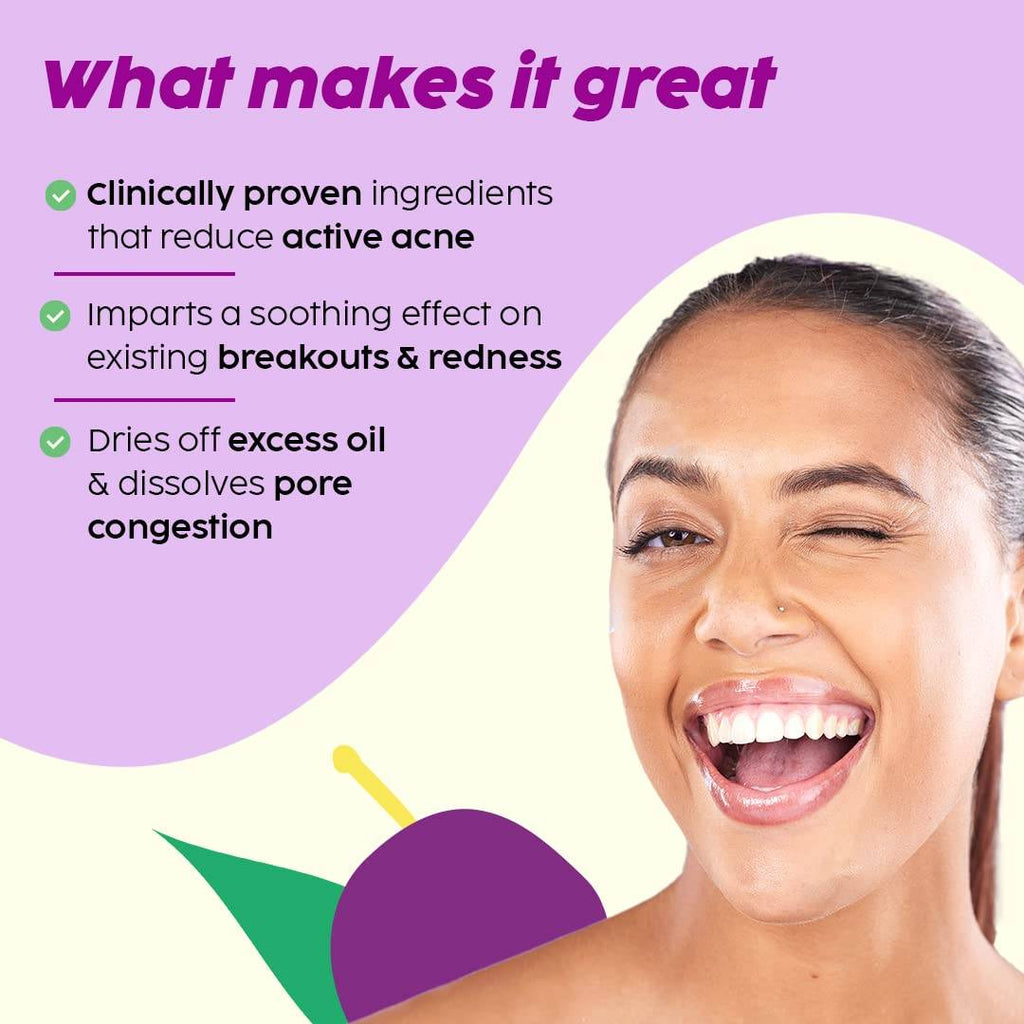 The Plant Fix Jamun Active Acne Mini Facewash Gel Oily & Acne Prone Skin | PL1 - view 6
