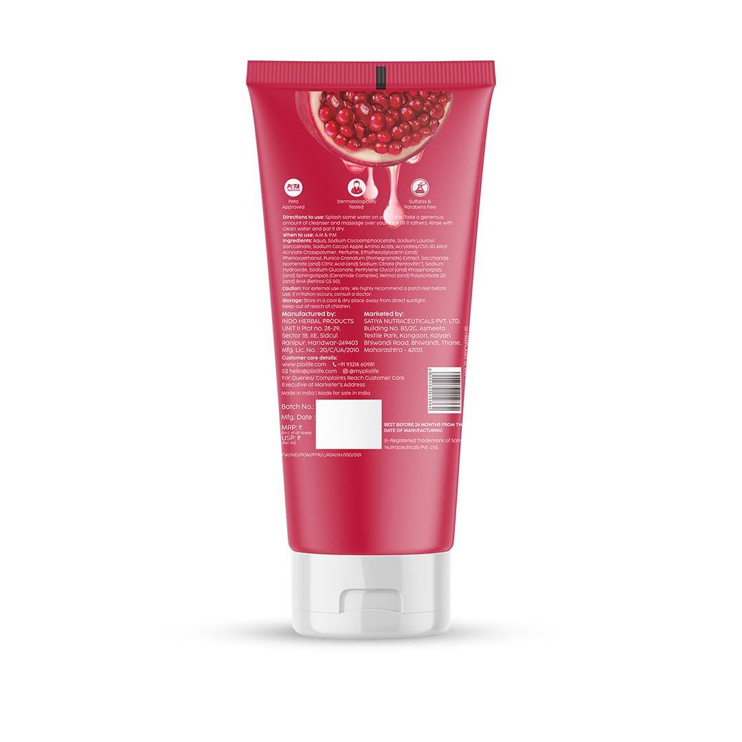 The Plant Fix Pomegranate Youth Renewal Juicy Face Wash Cleanser | PL1 - view 2