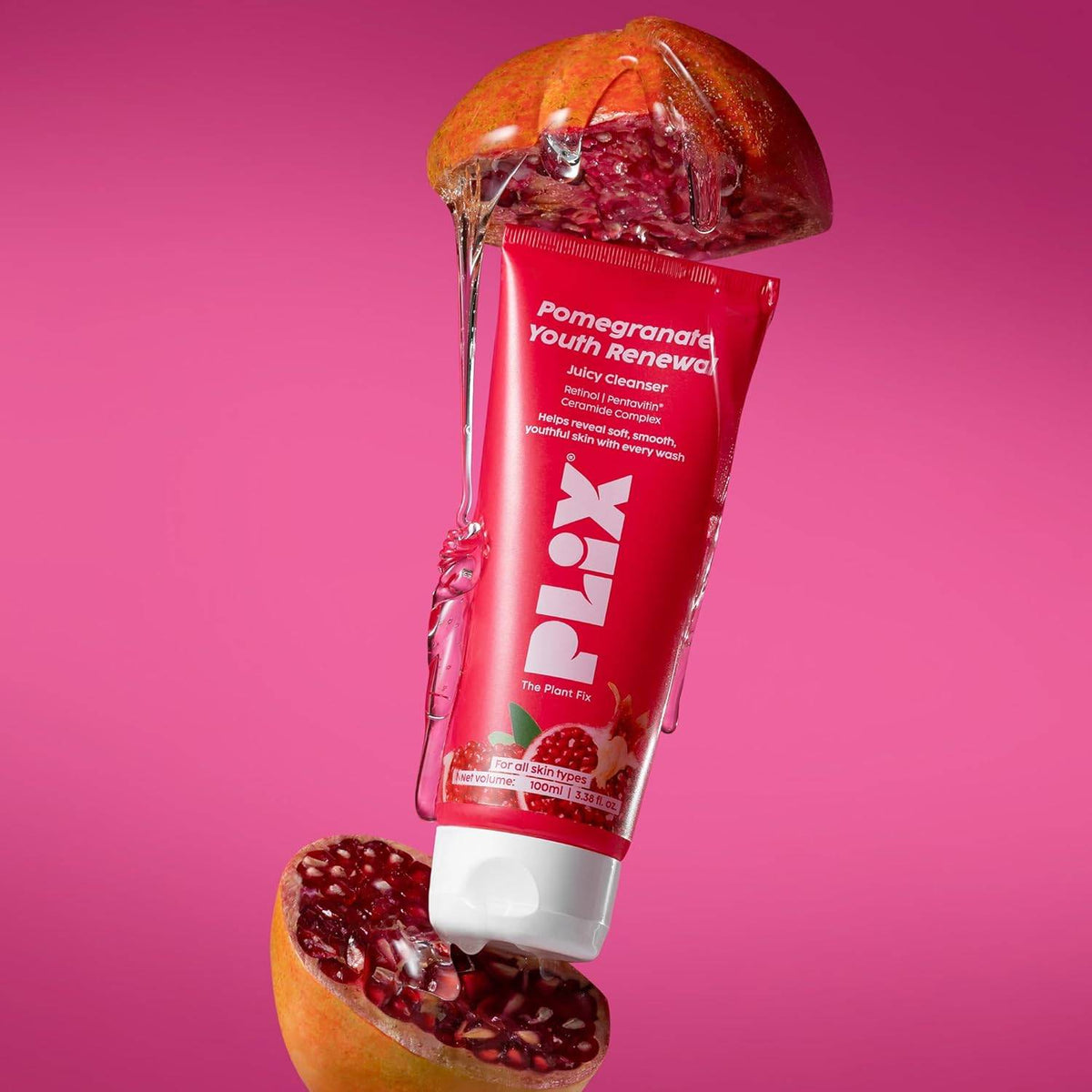 The Plant Fix Pomegranate Youth Renewal Juicy Face Wash Cleanser | PL1 - view 3