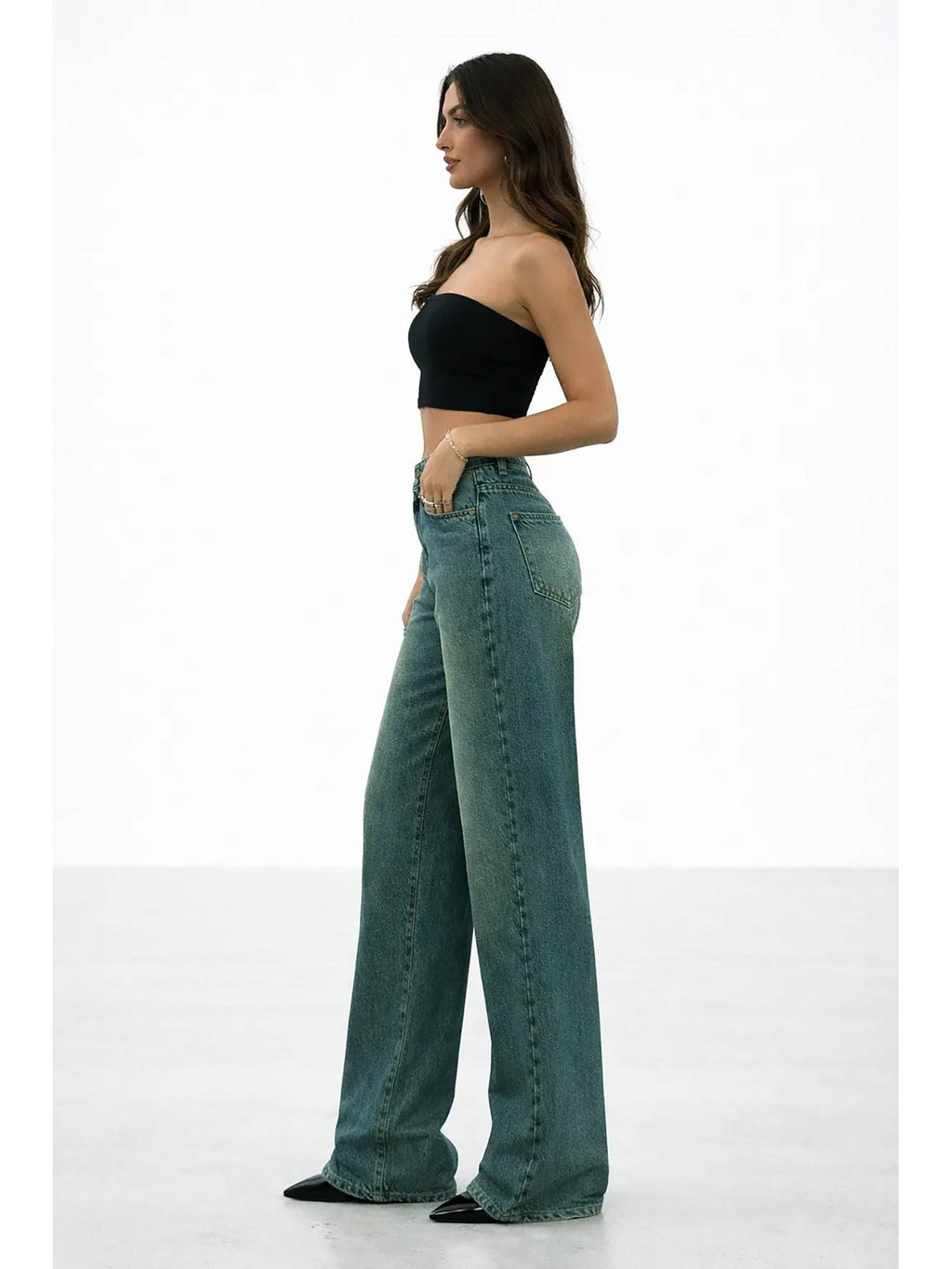 Shade Flow Wide Leg Jeans | WL90 - view 9
