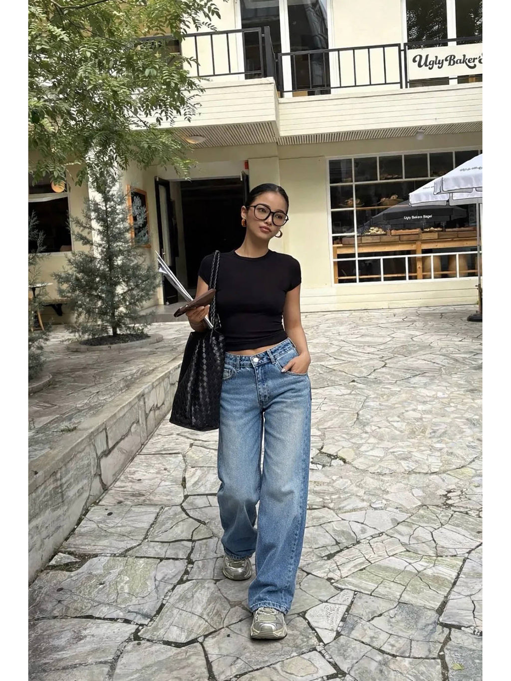 Bling Bleach Wide Leg Jeans | WL90 - view 5