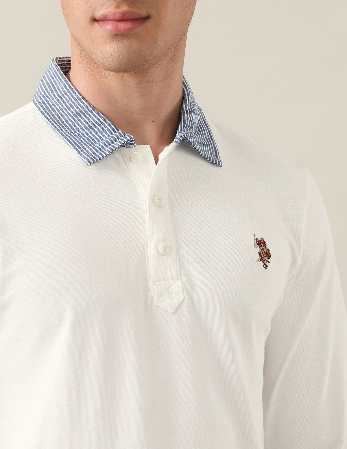 Solid Slim Fit Polo Shirt USP0