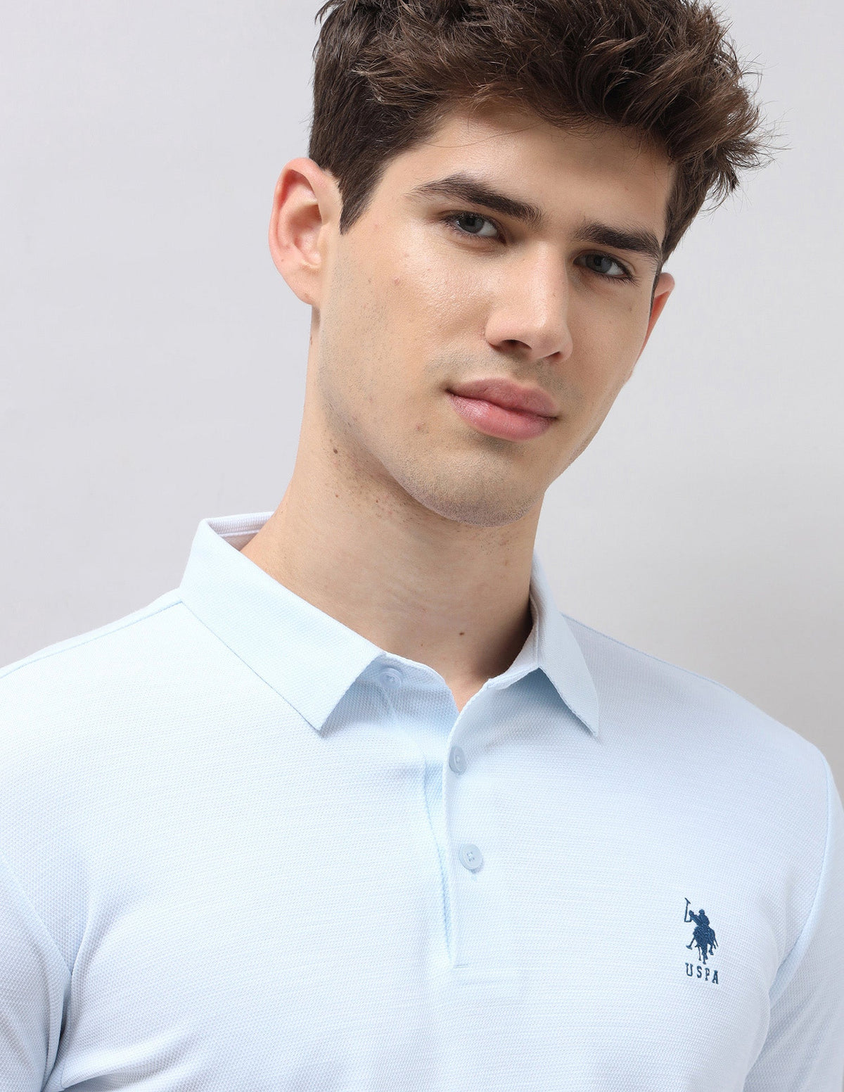 Solid Slim Fit Polo Shirt USP0