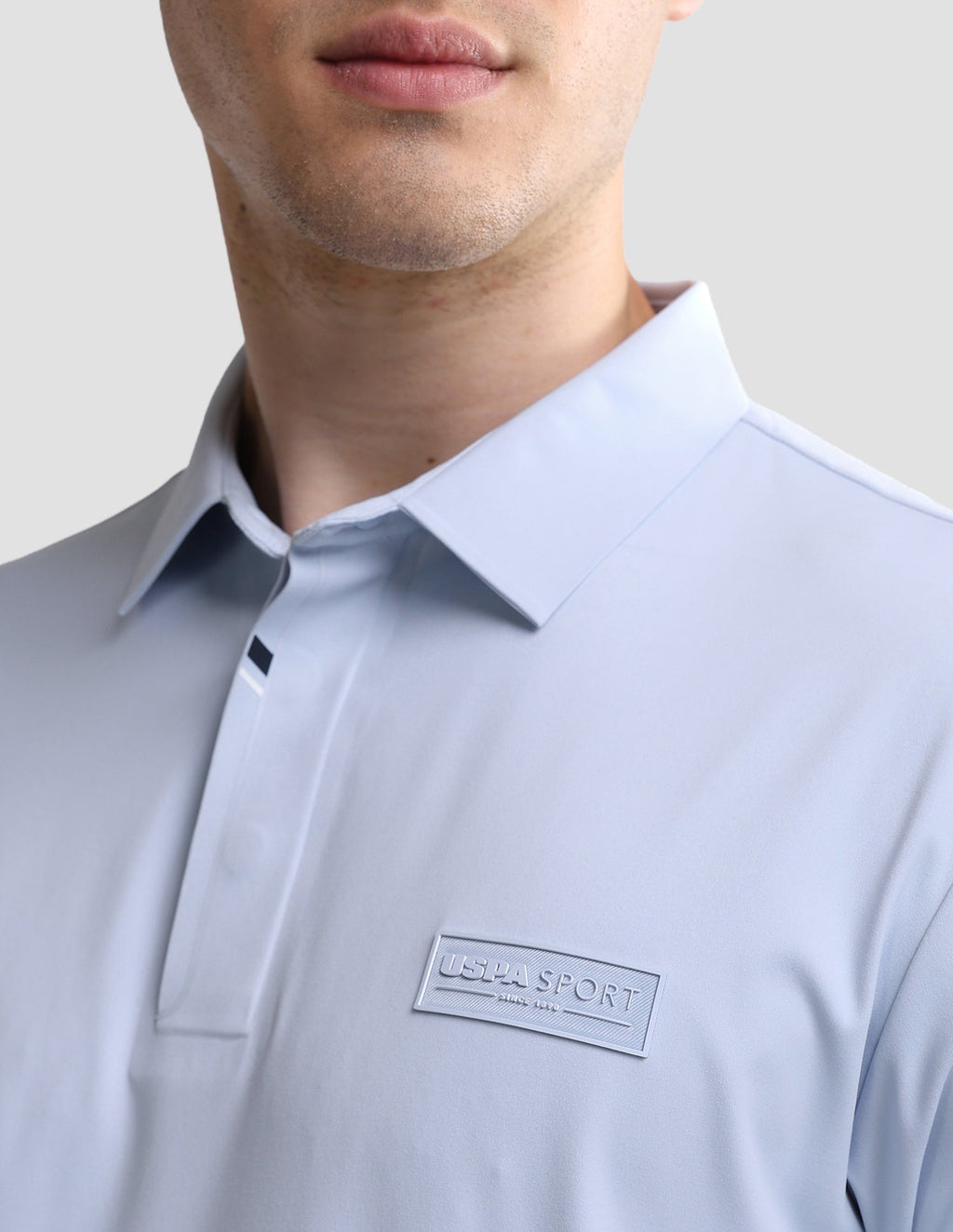 Solid Slim Fit Active Polo Shirt USP0