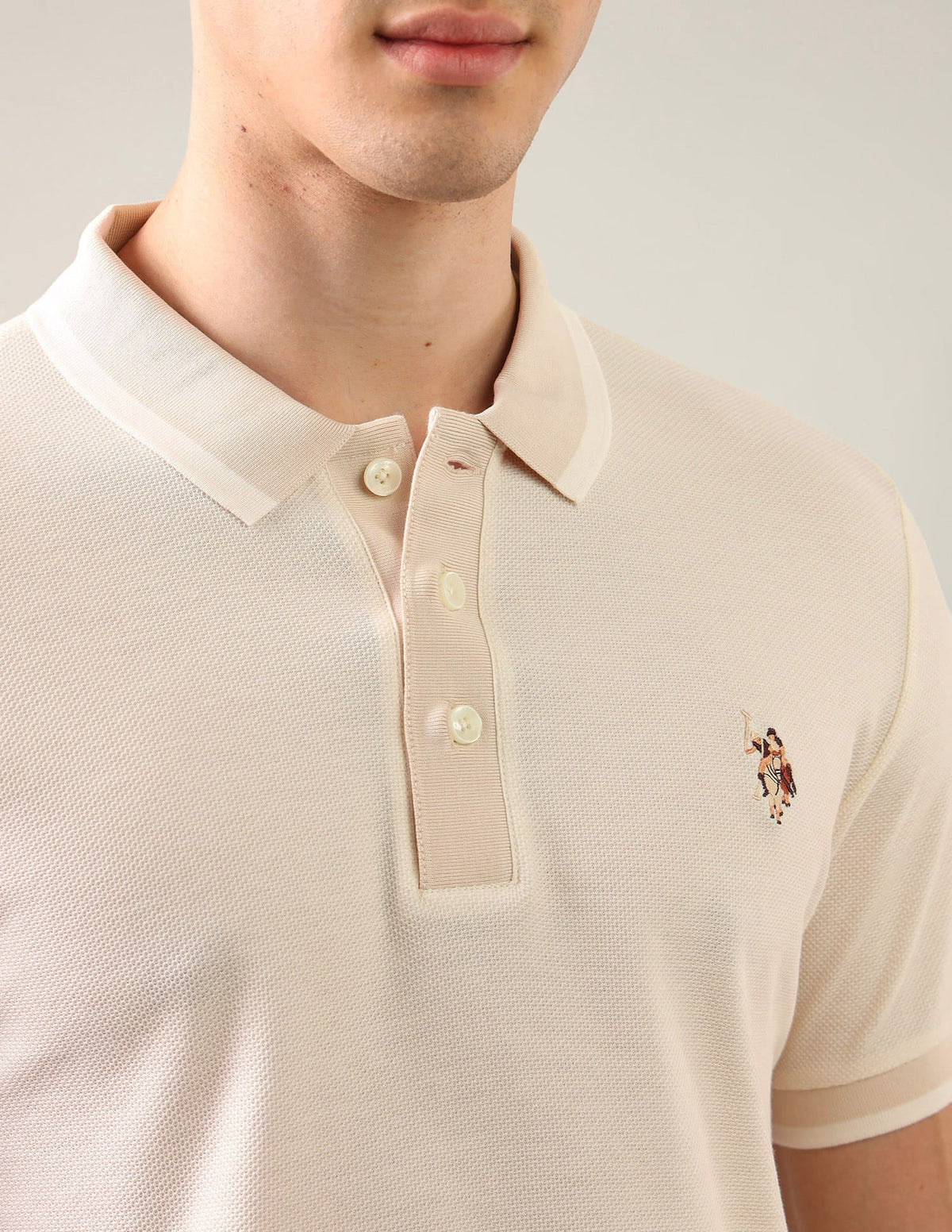 Solid Slim Fit Polo Shirt USP0