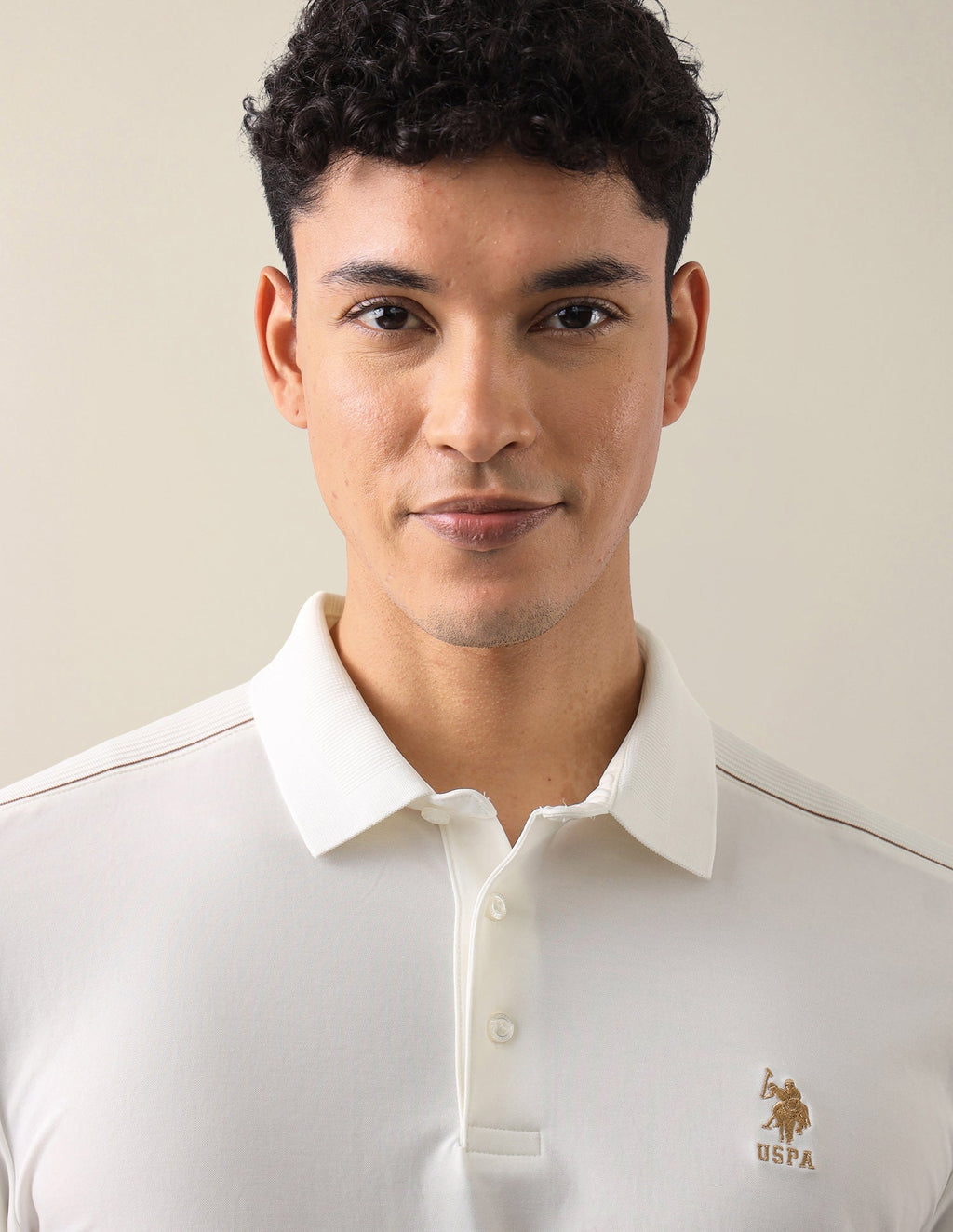 Solid Slim Fit Polo Shirt USP0