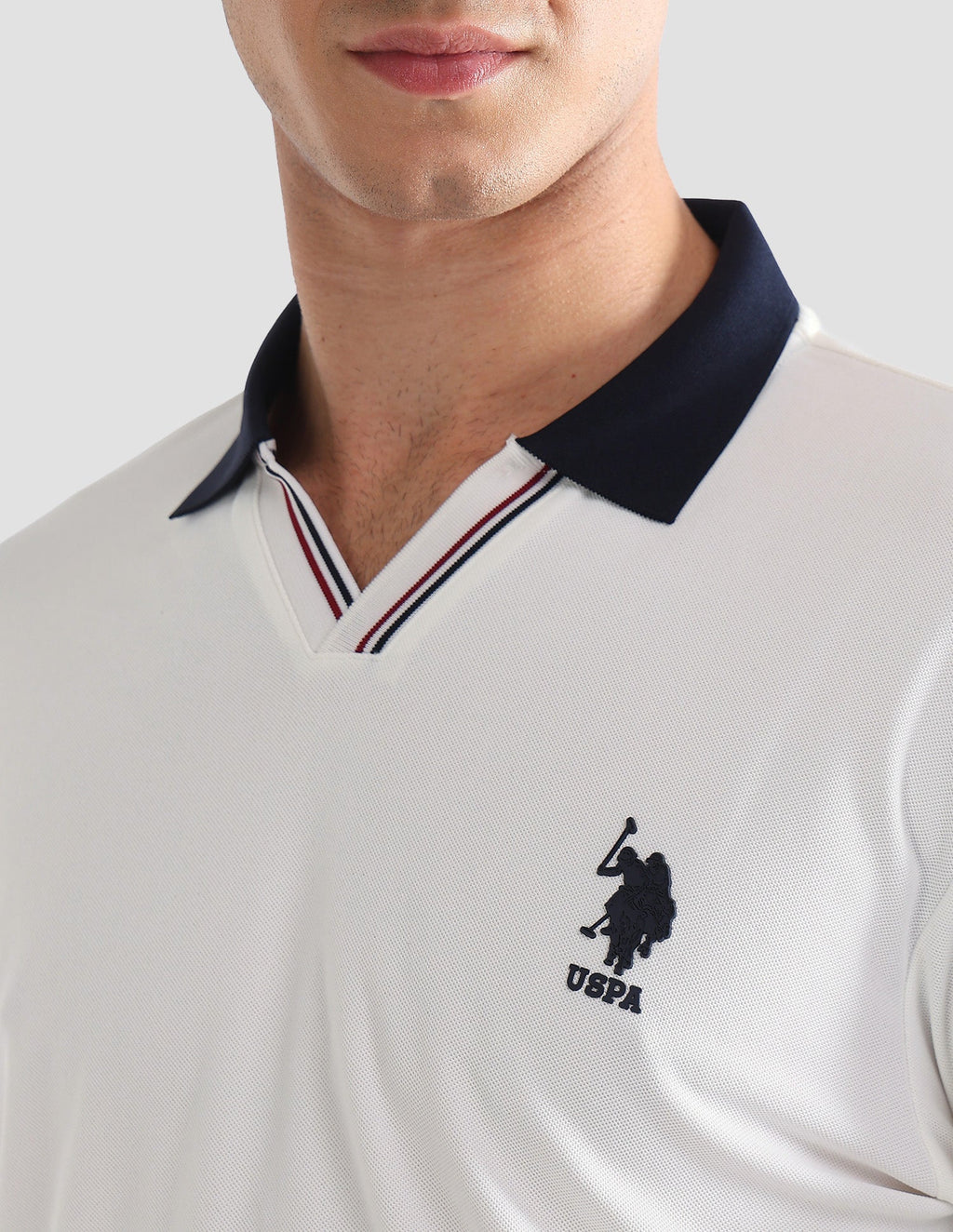 Solid Slim Fit Active Polo Shirt USP0