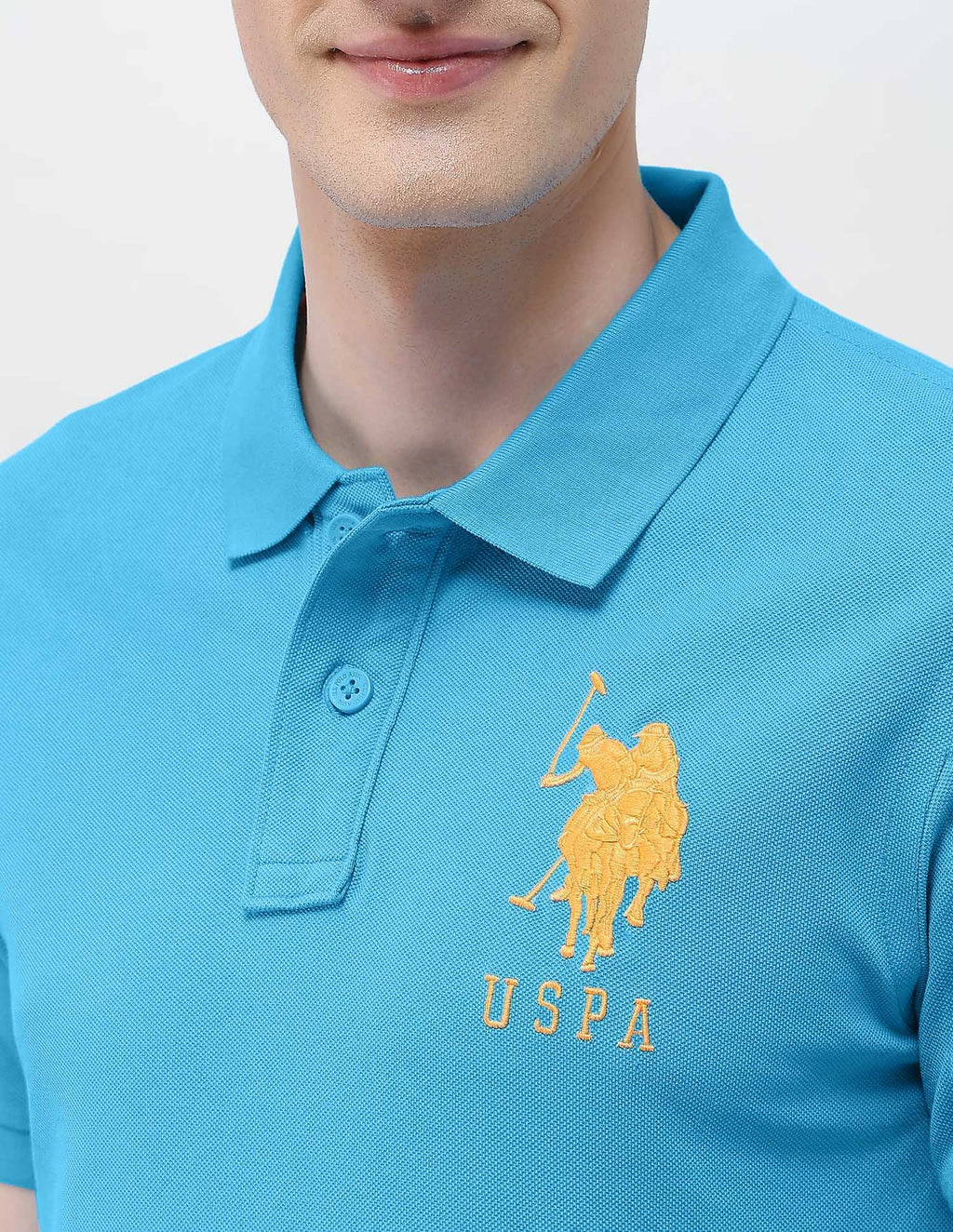 Solid Slim Fit Polo Shirt USP0