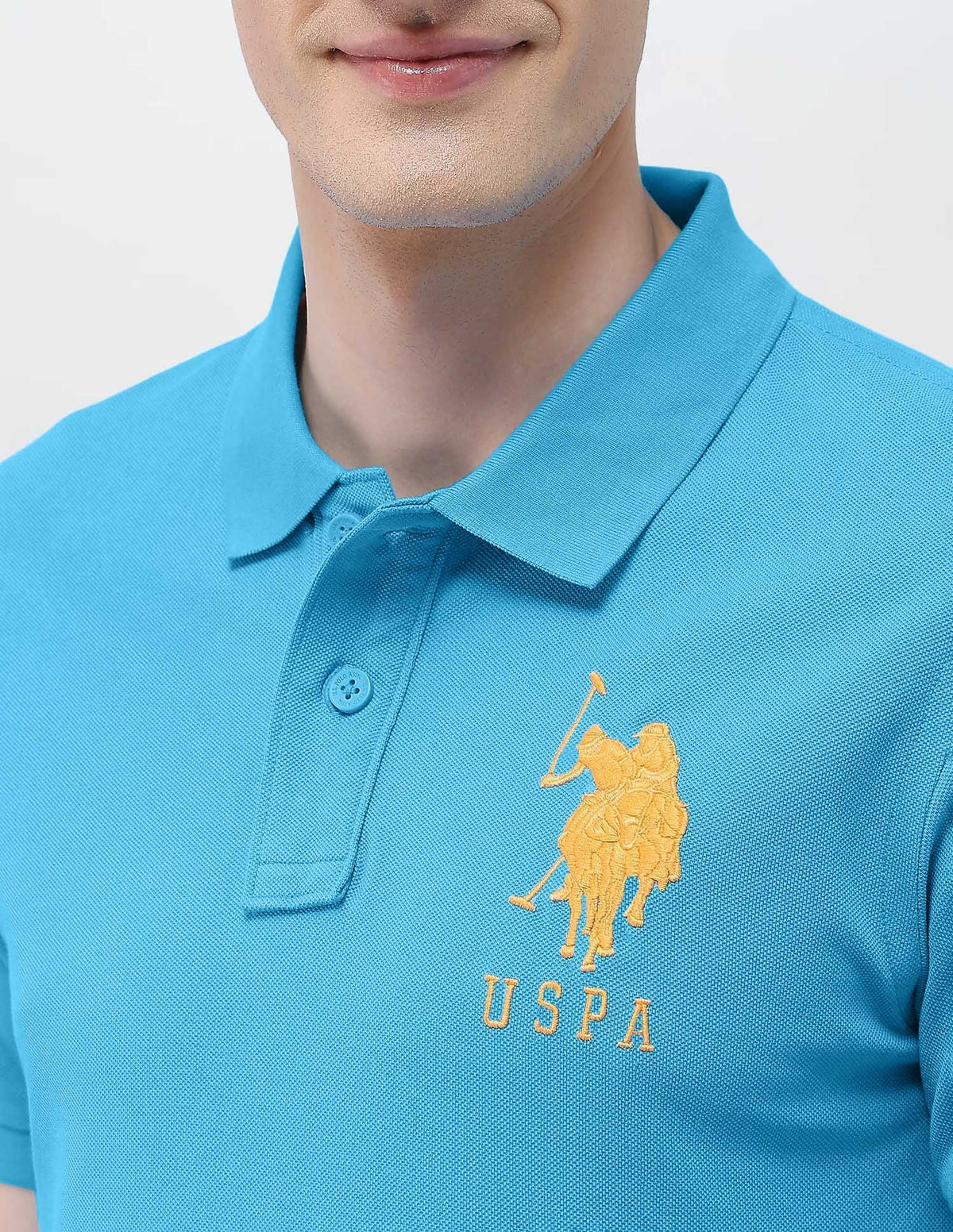 Solid Slim Fit Polo Shirt USP0