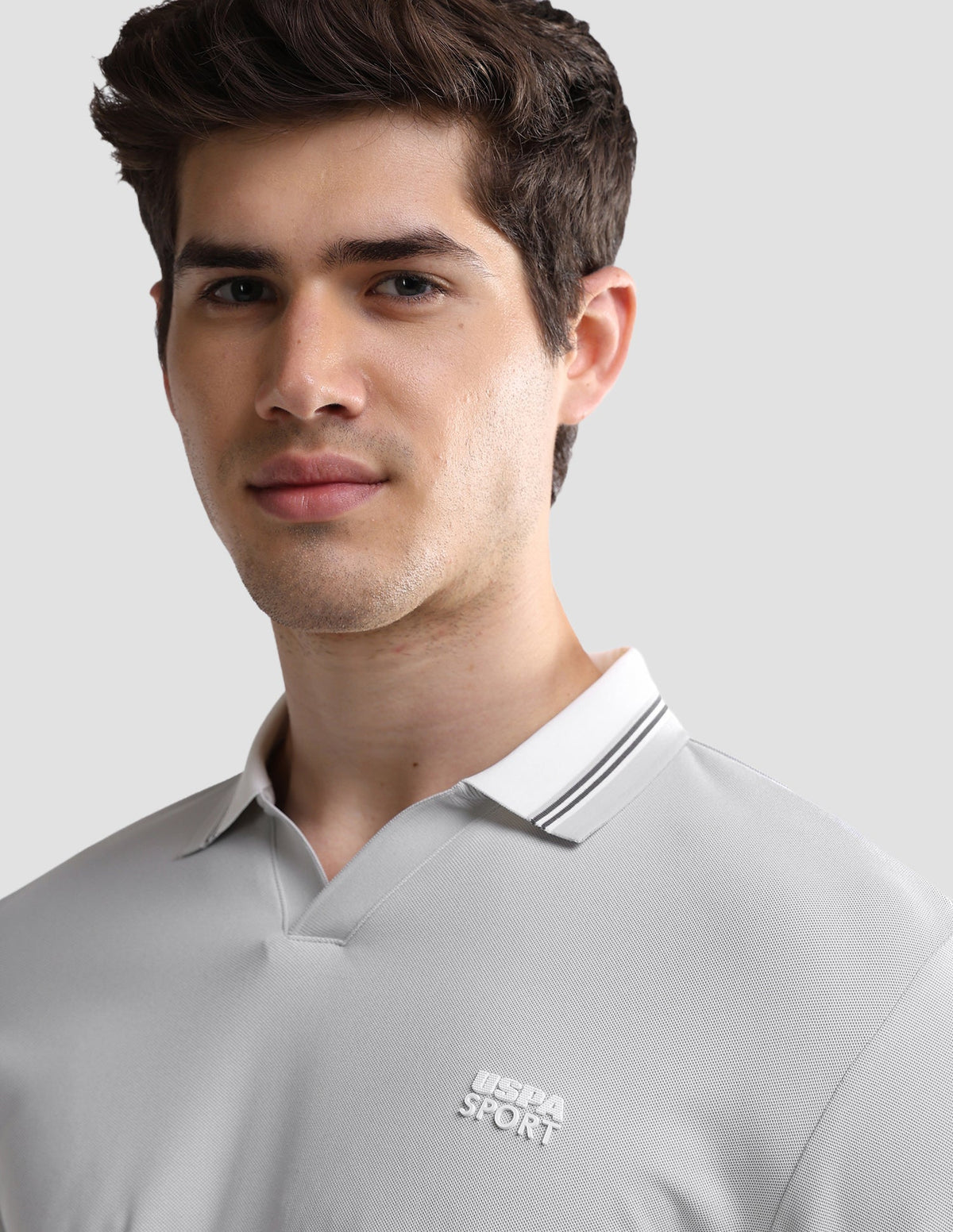 Solid Slim Fit Active Polo Shirt USP0