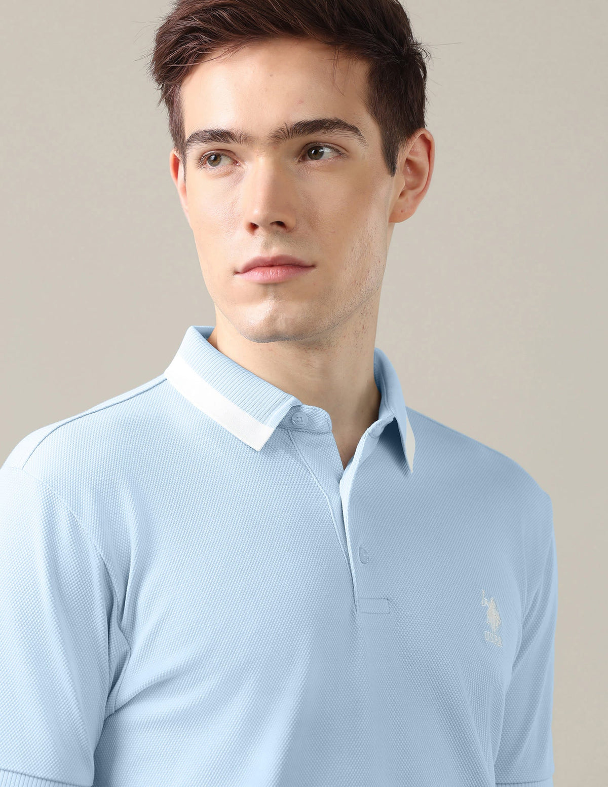 Solid Slim Fit Polo Shirt USP0